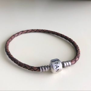 Leather Pandora bracelet